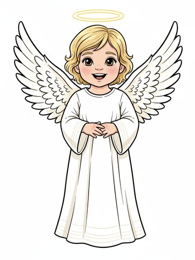 Our Angel Julia's Journey - Classic Coloring Book