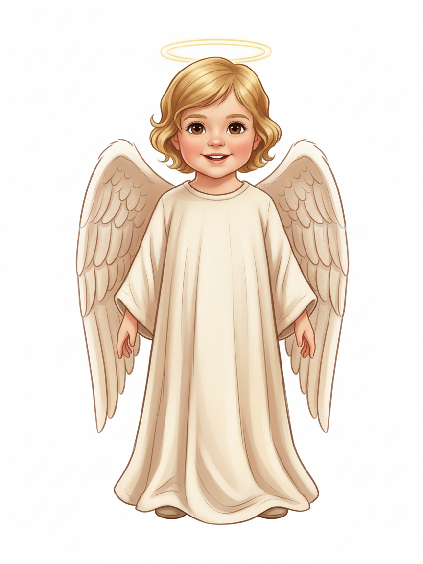 Angelic Julia - Vintage Storybook