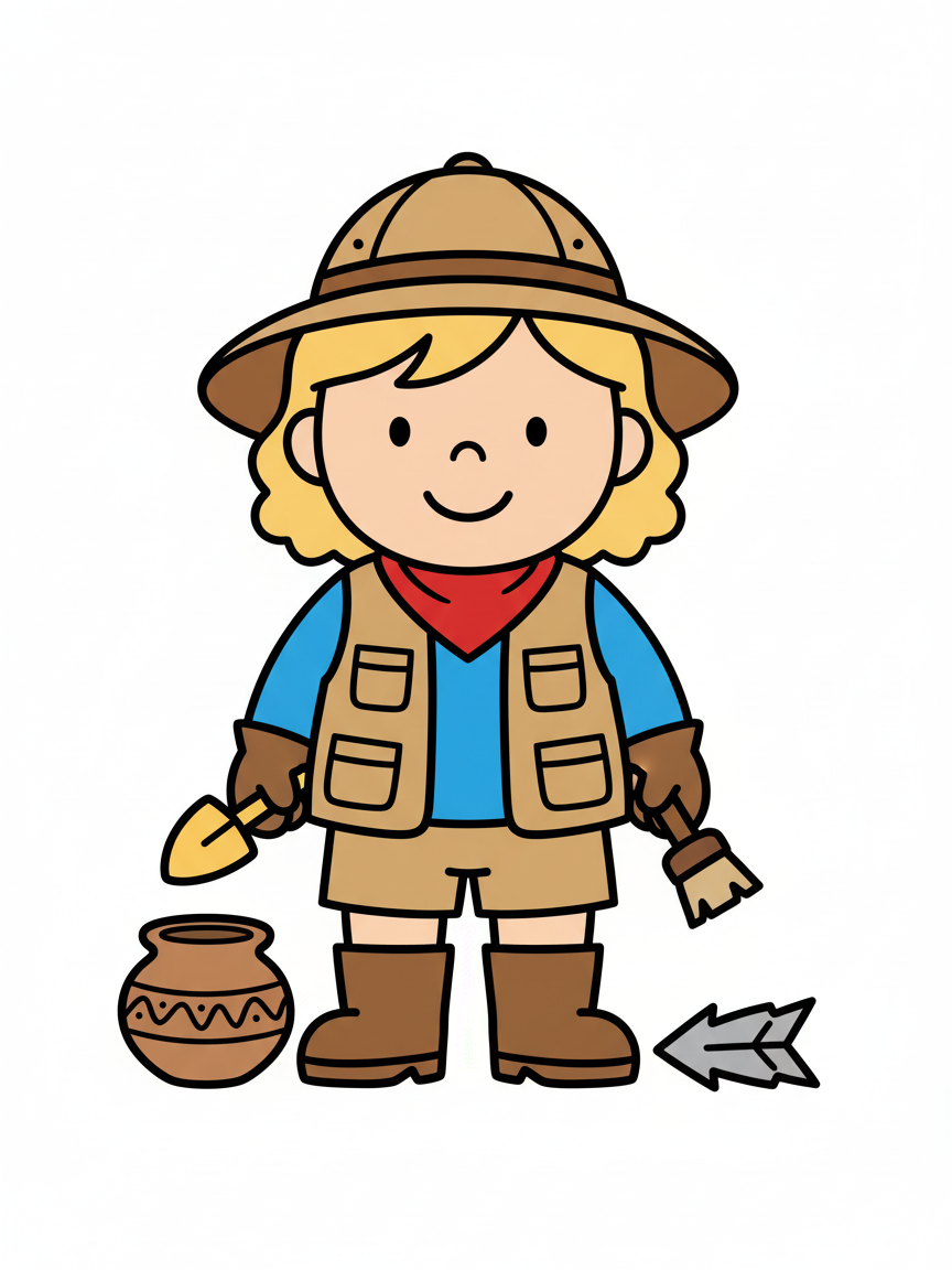 Julia the Little Archaeologist - Preschool Simple