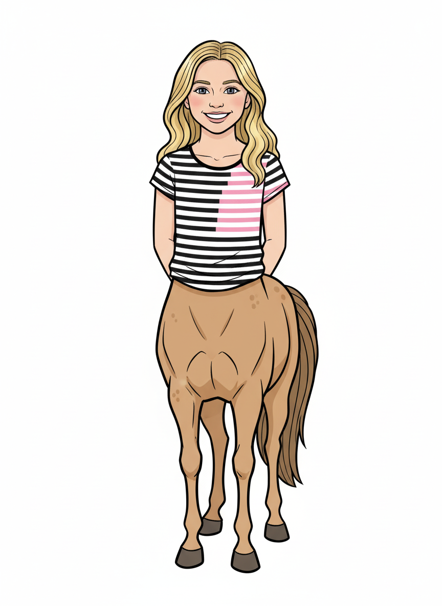 Mary the Centaur - Classic Coloring Book