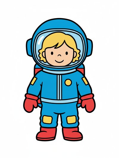 Our Julia in Space 🌌 - Preschool Simple
