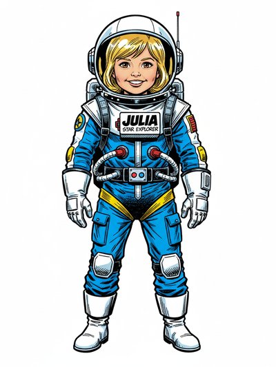 Our Julia in Space 🌌 - Comic Book