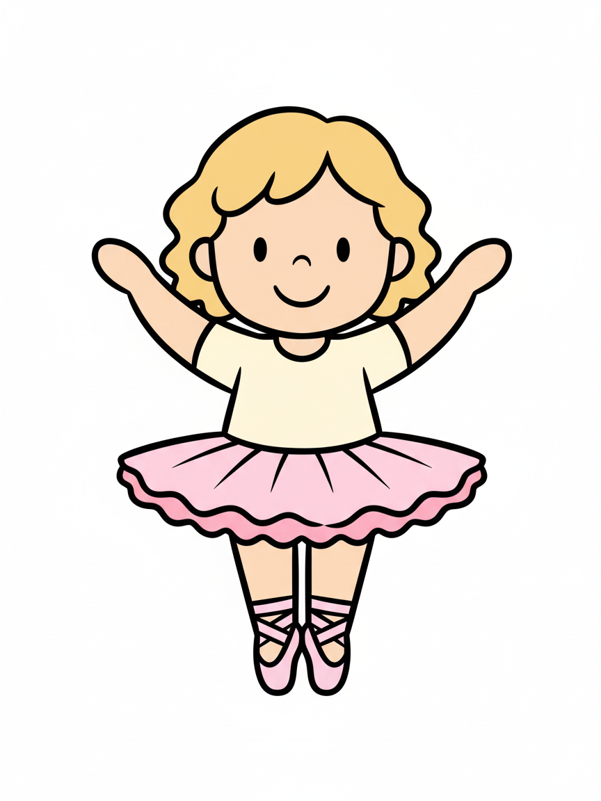Ballerina Julia - Preschool Simple