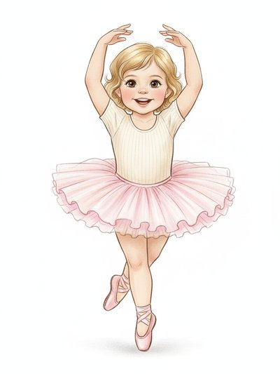 Julia's Ballet Daydreams - Gentle Pencil