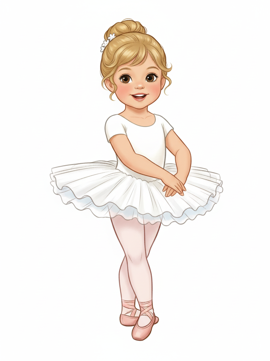Ballerina Julia - Vintage Storybook