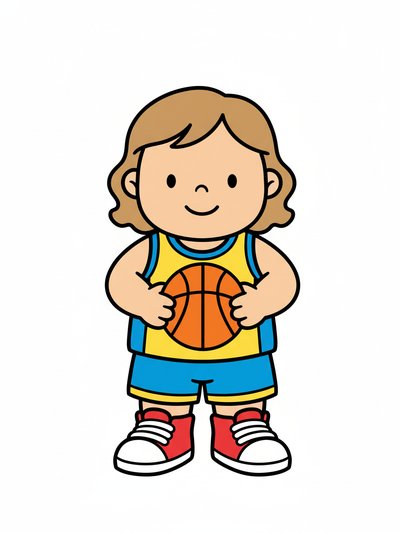 Our Little MVP Julia 🏀 - Preschool Simple