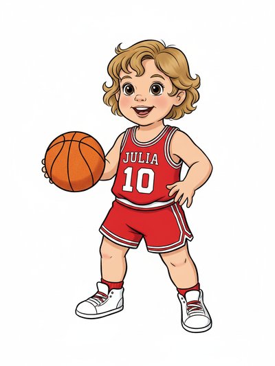Our Little MVP Julia 🏀 - Golden Age Animation