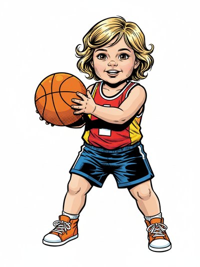 Our Little MVP Julia 🏀 - Comic Book