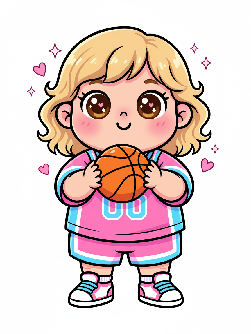 Julia the Baller - Kawaii Cute