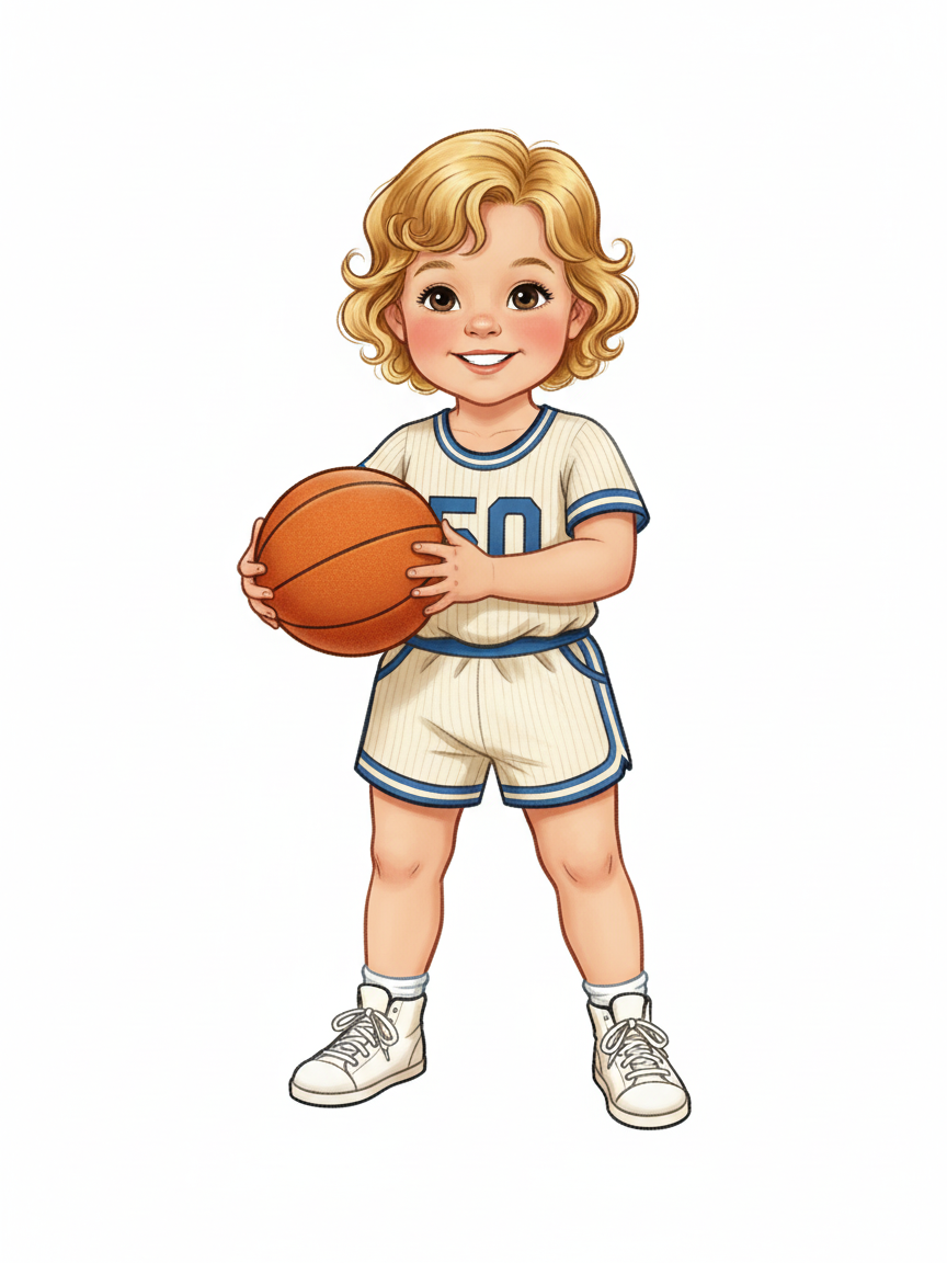 Julia the Baller - Vintage Storybook