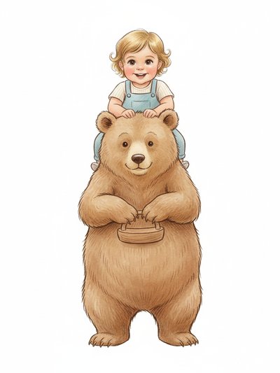 Julia's Bear Adventure 🐻 - Gentle Pencil