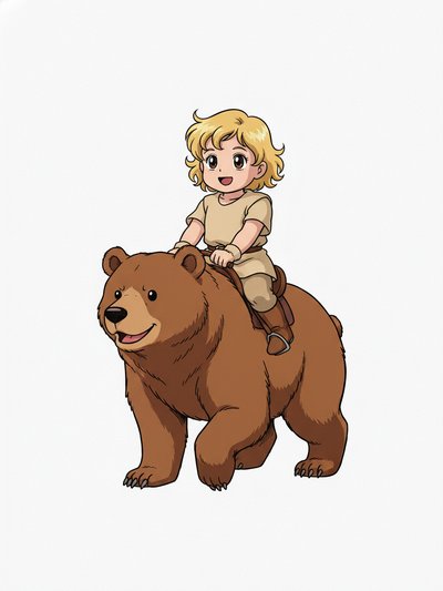 Julia's Bear Adventure 🐻 - Classic Anime