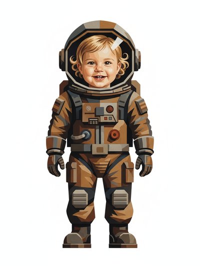 Our Julia in Space 🌌 - Cubist Painting