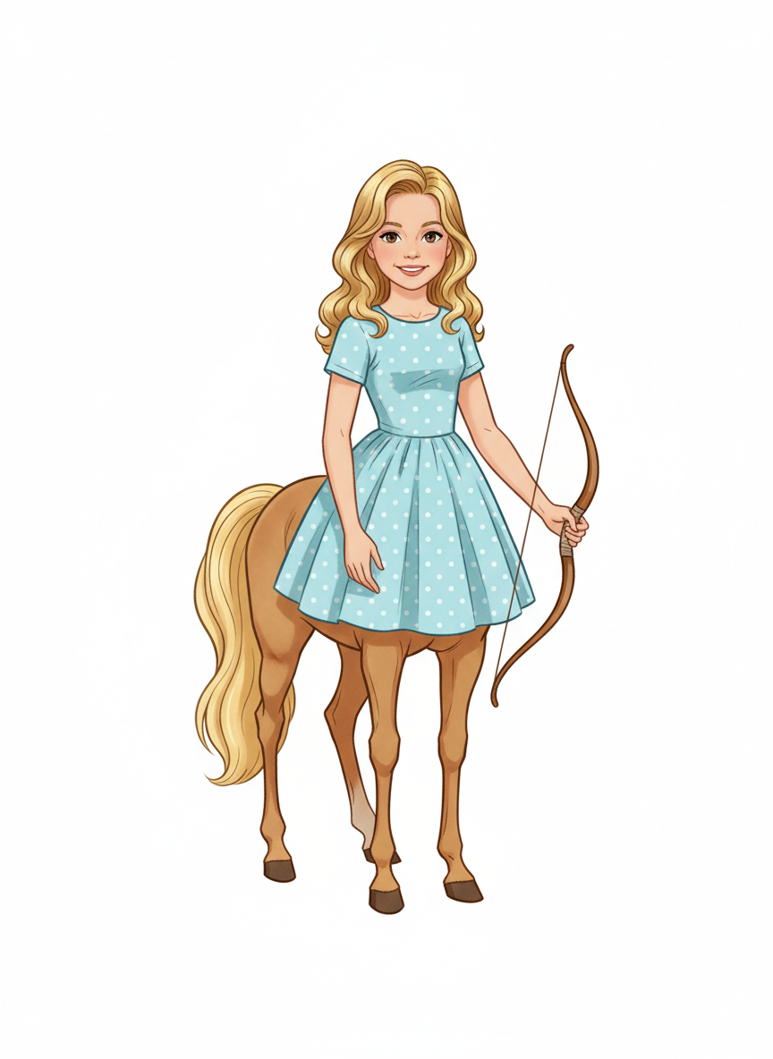 Mary the Centaur - Vintage Storybook