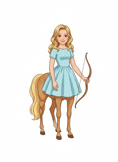 Mary's Centaur Adventure 🏹 - Vintage Storybook