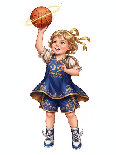 Our Little MVP Julia 🏀 - Fairy Tale Classic