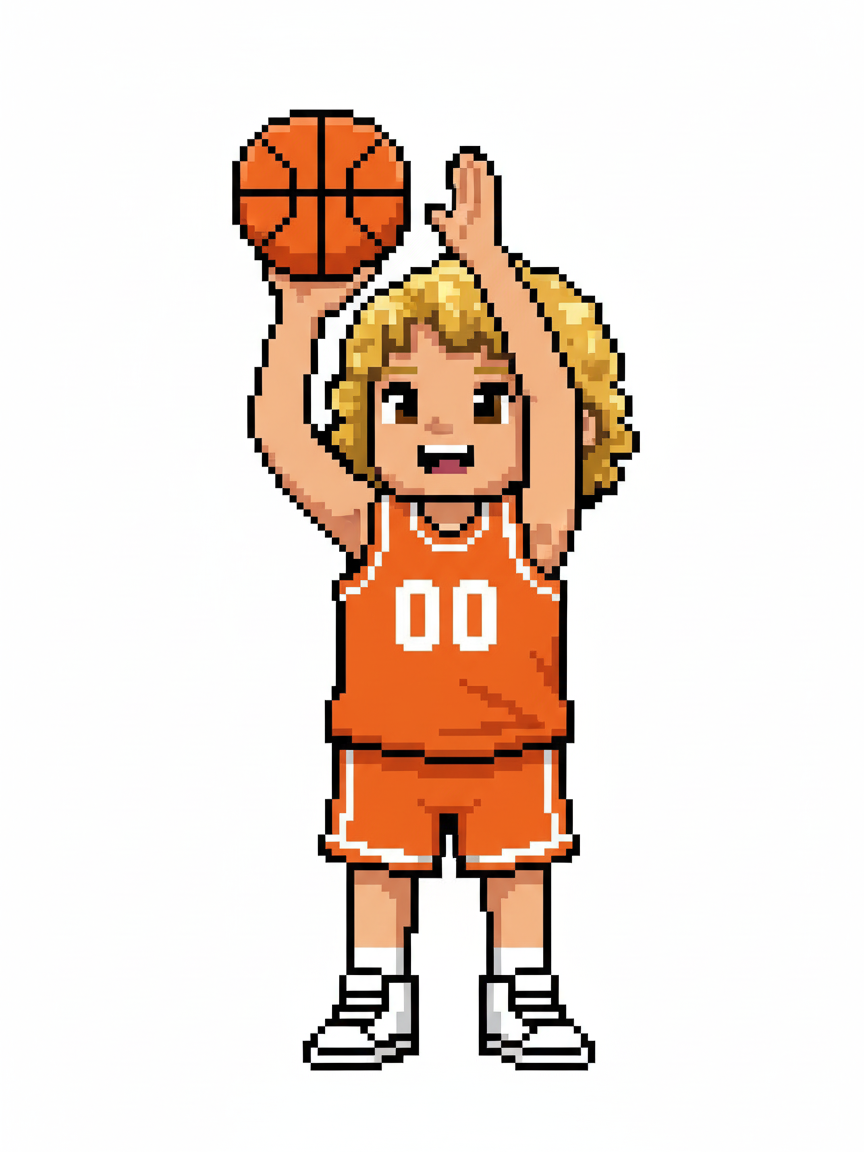 Julia the Baller - Pixel Art