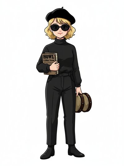 Julia's Beatnik Adventure 📚 - Classic Anime