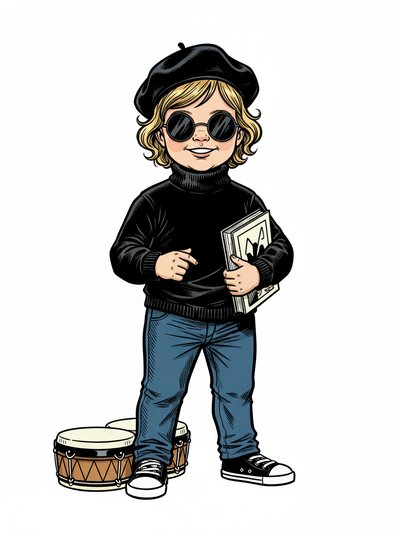 Julia's Beatnik Adventure 📚 - Comic Book