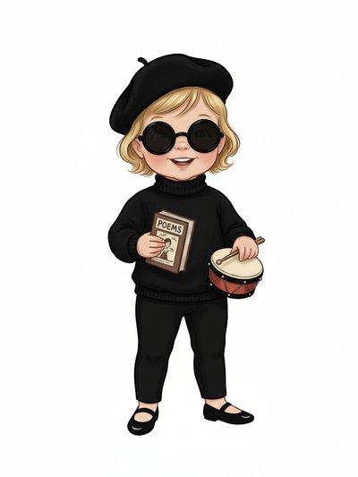 Julia's Beatnik Adventure 📚 - Vintage Storybook