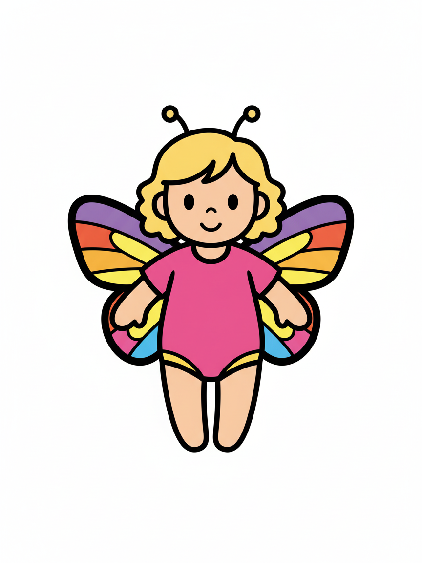 Butterfly Julia - Preschool Simple