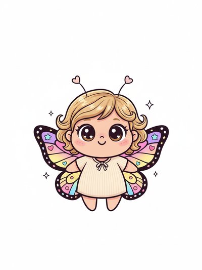 Julia's Butterfly Adventures 🦋 - Kawaii Cute