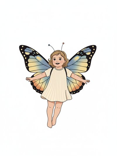 Julia's Butterfly Adventures 🦋 - Minimalist