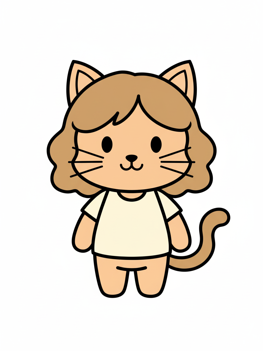 Julia the Curious Cat - Preschool Simple