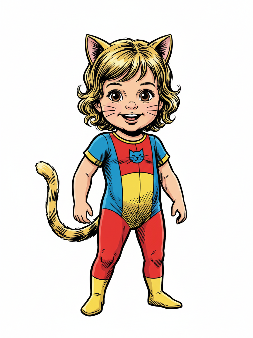 Julia the Curious Cat - Comic Book