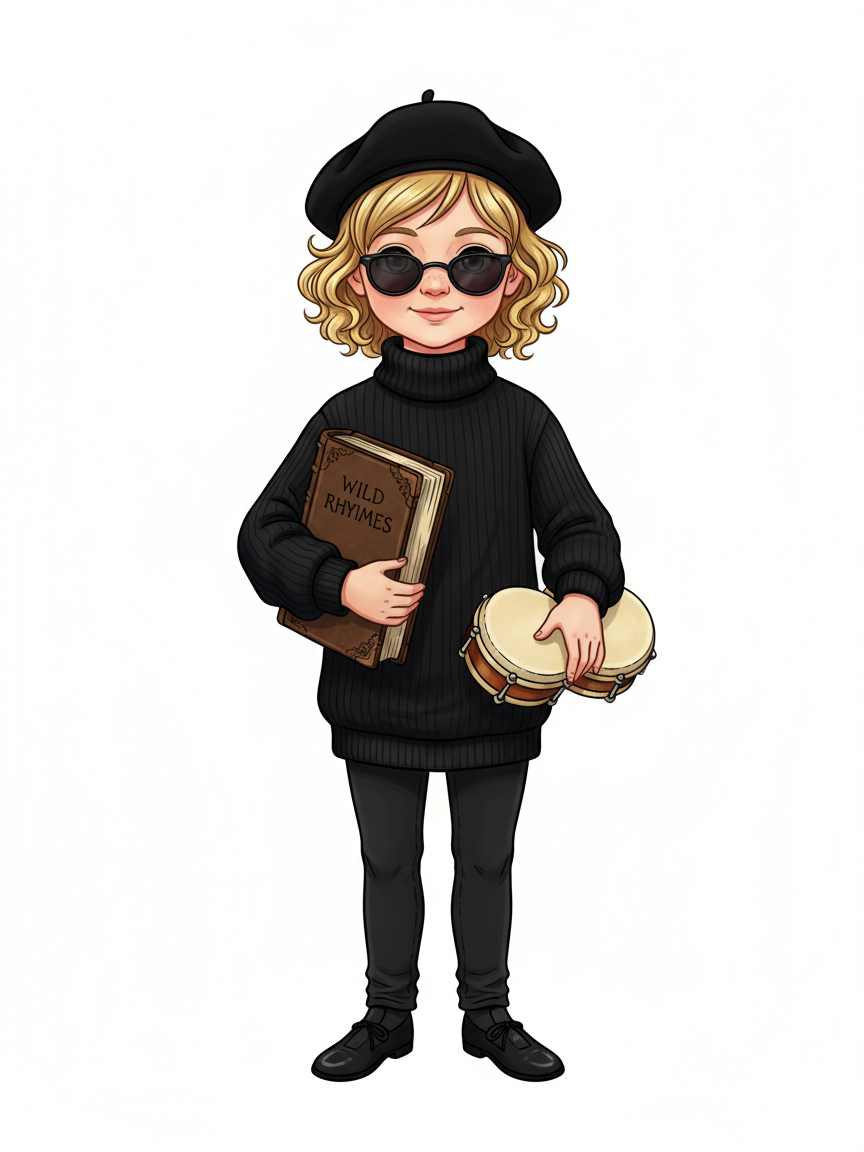 Julia the Beatnik Poet - Fairy Tale Classic