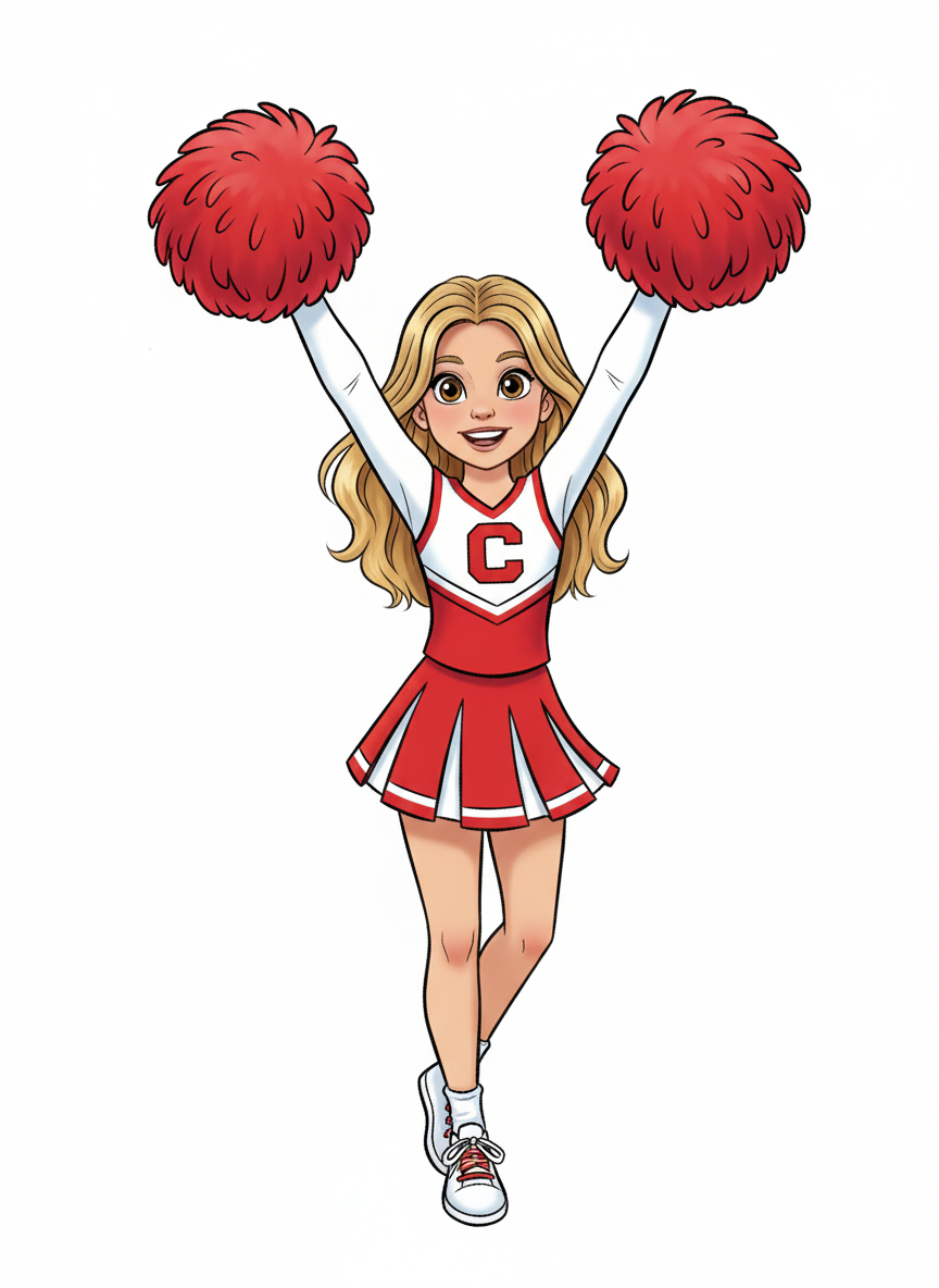 Cheerleader Mary - Golden Age Animation