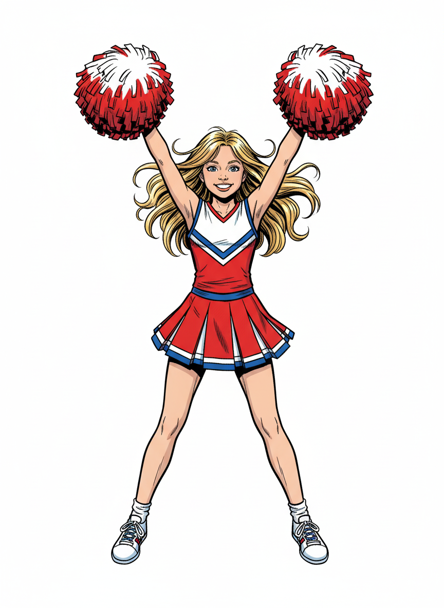 Cheerleader Mary - Comic Book