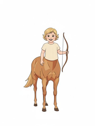 Julia's Magical Centaur Adventure - Minimalist