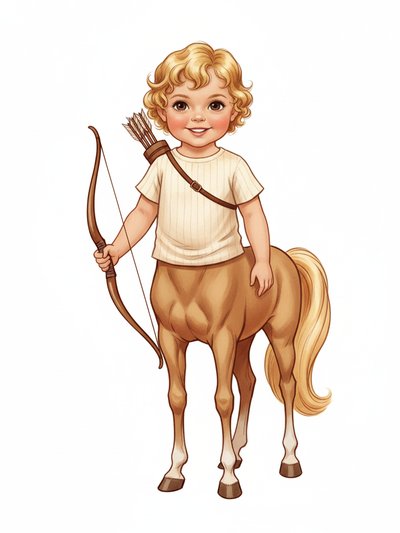Julia's Magical Centaur Adventure - Vintage Storybook
