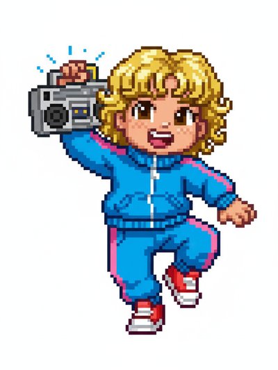 Julia's Dance Magic 💃 - Pixel Art