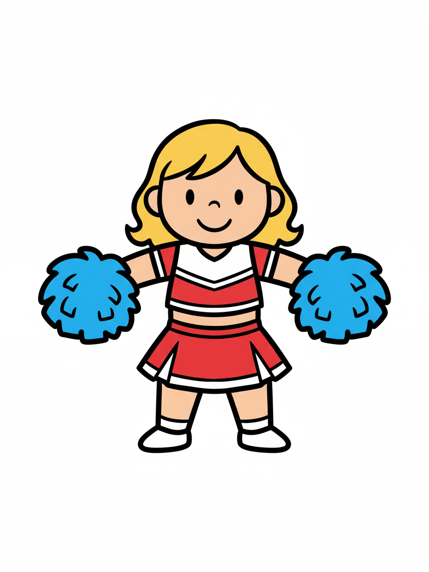 Julia the Cheer Champ - Preschool Simple