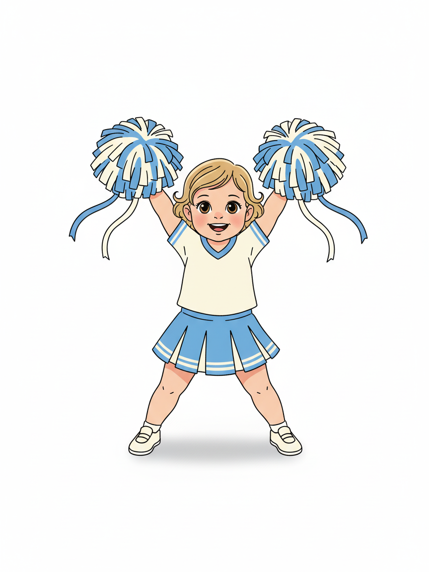 Julia the Cheer Champ - Minimalist