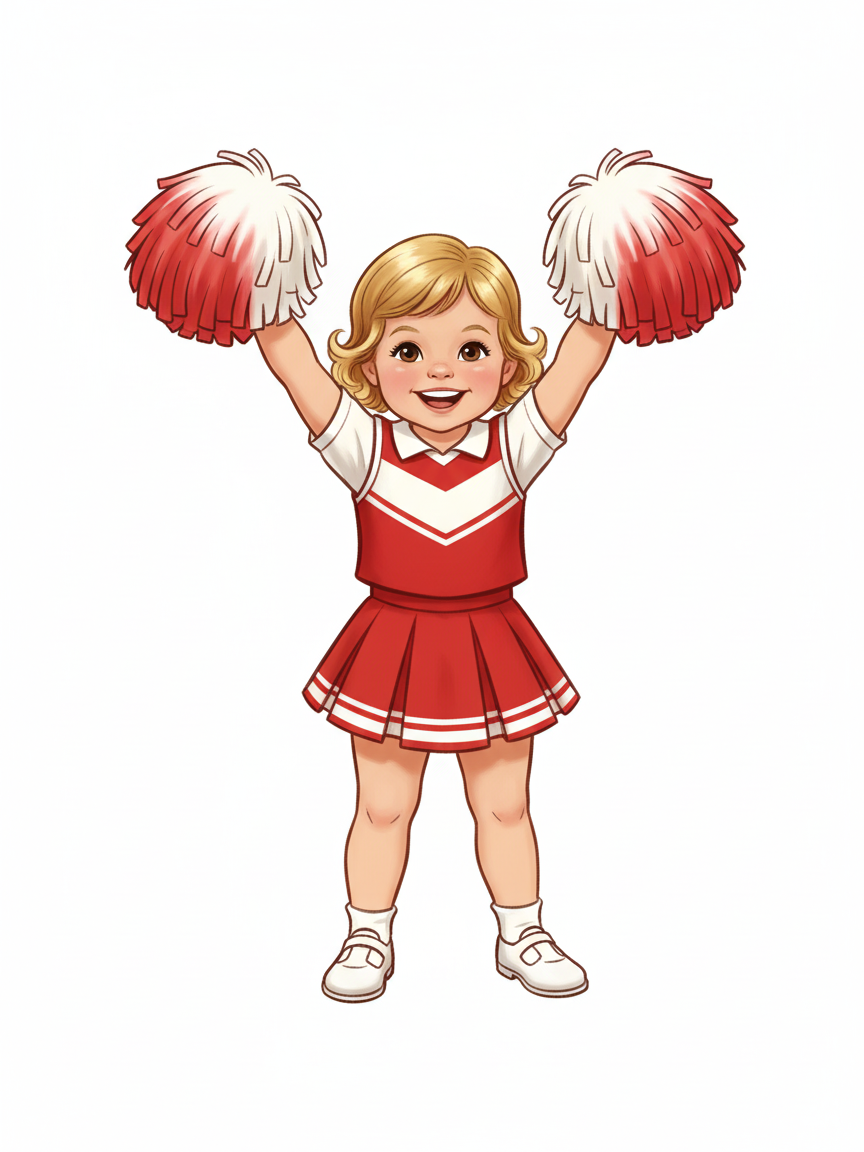 Julia the Cheer Champ - Vintage Storybook