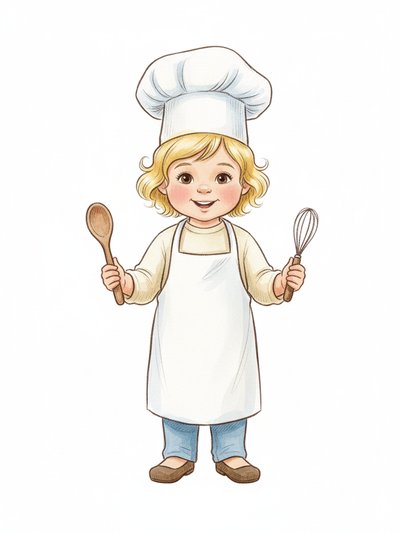 Our Little Chef Julia 🍳 - Gentle Pencil