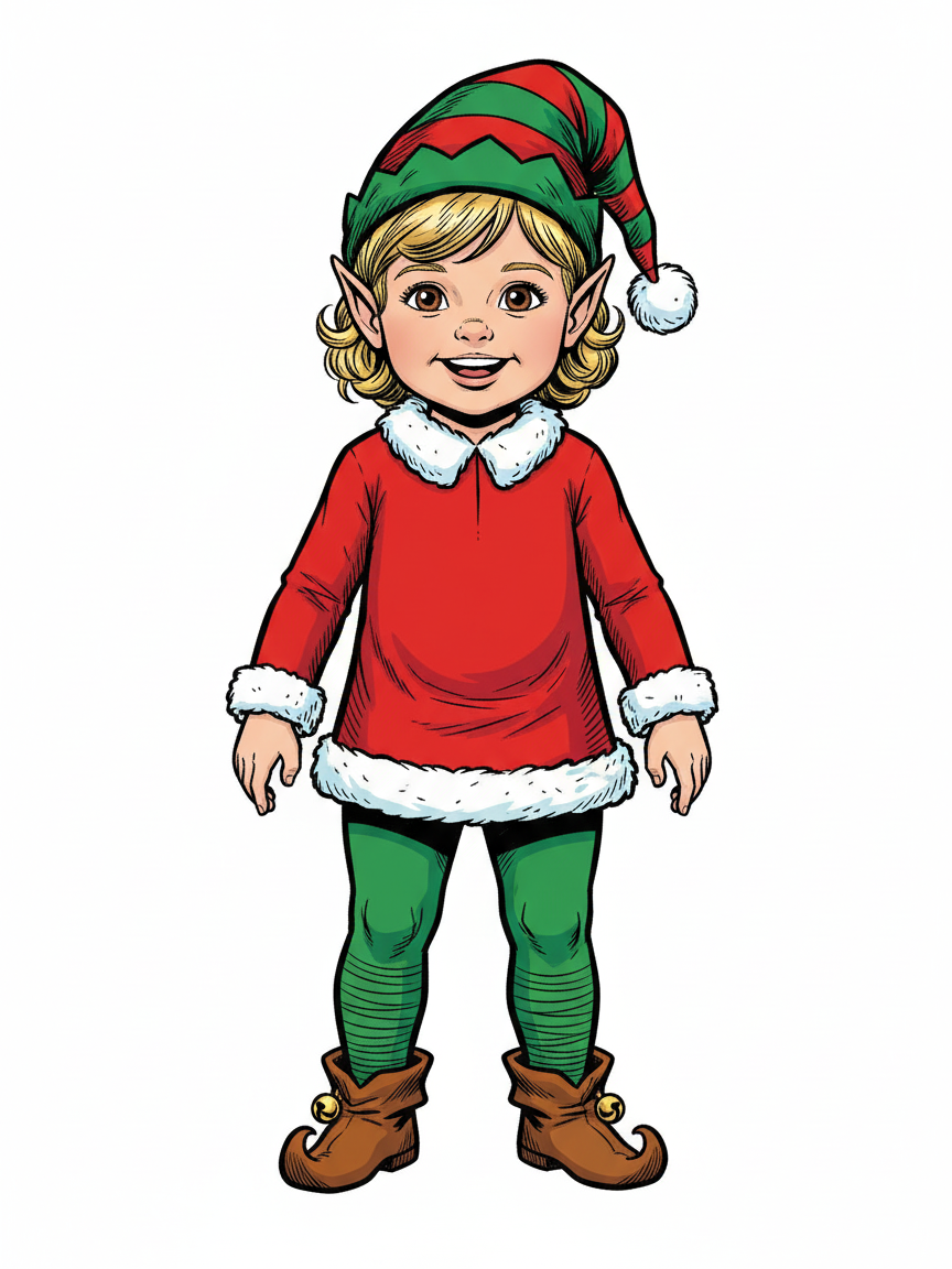 Jolly Julia the Elf - Comic Book