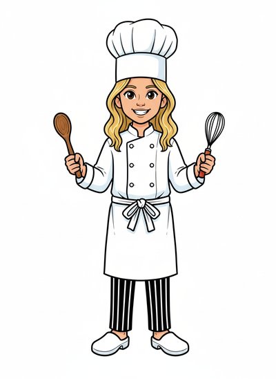 Mary's Culinary Creations 🍳 - Classic Coloring Book