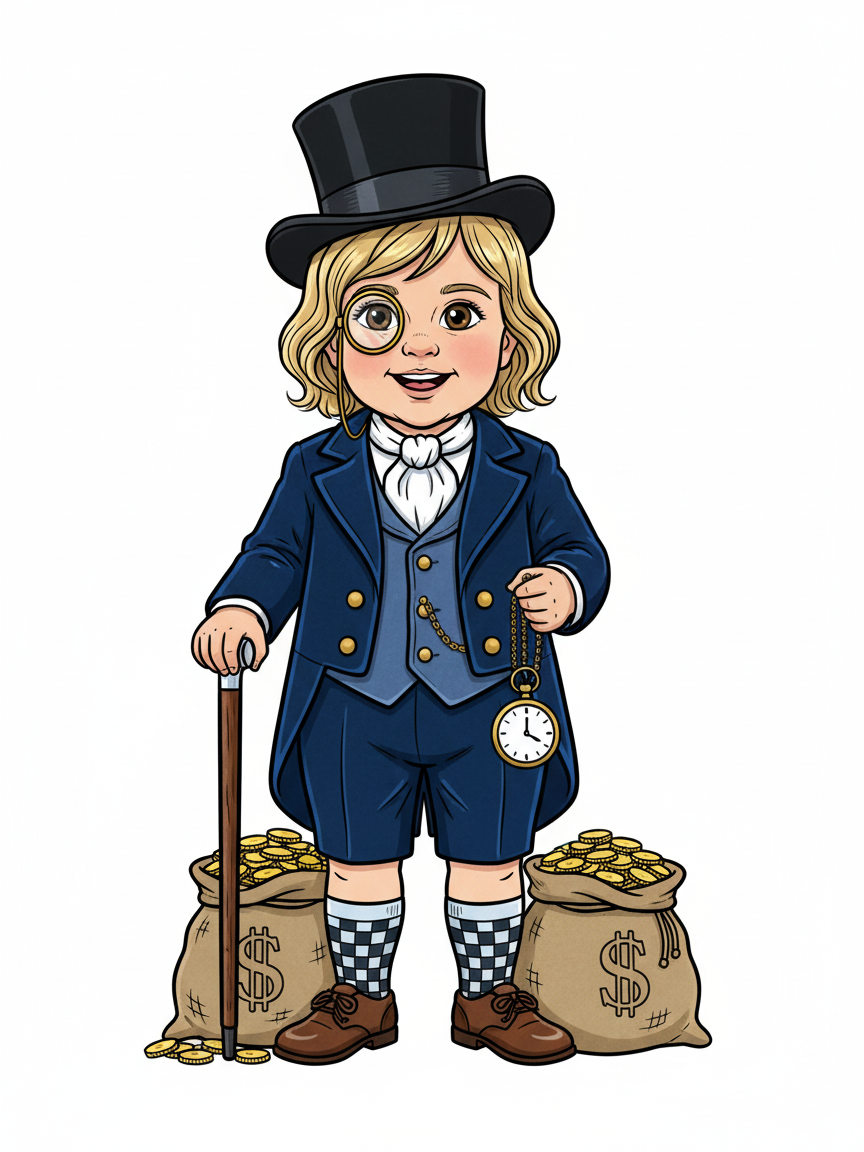 Julia the Classic Millionaire - Classic Coloring Book