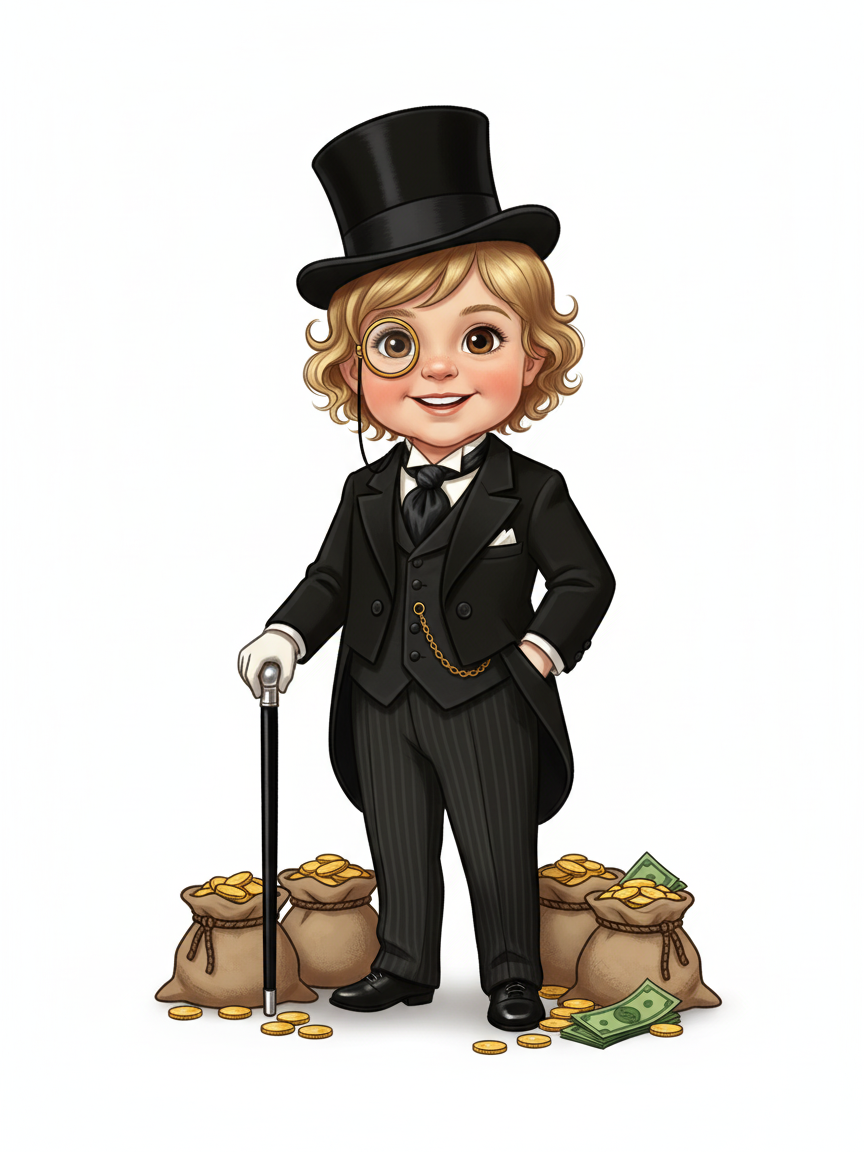 Julia the Classic Millionaire - Vintage Storybook