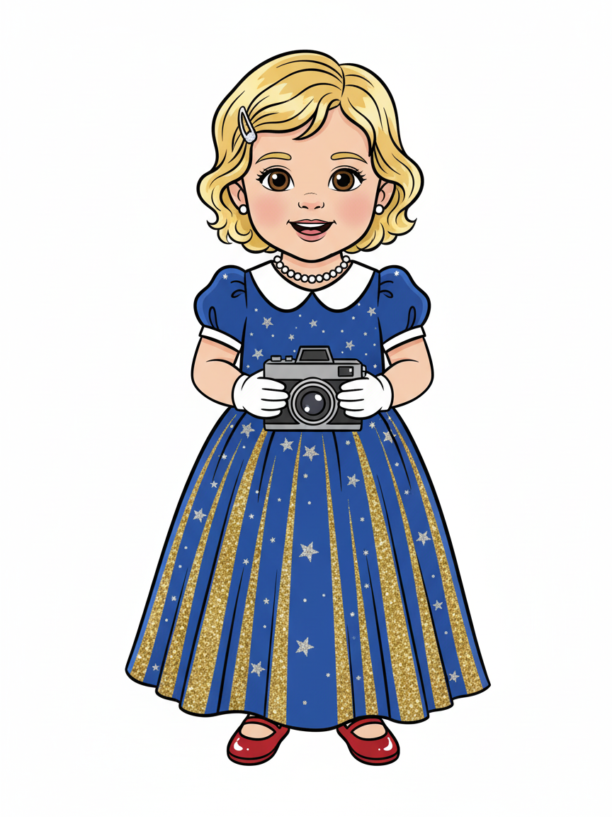 Julia the Starlet - Classic Coloring Book