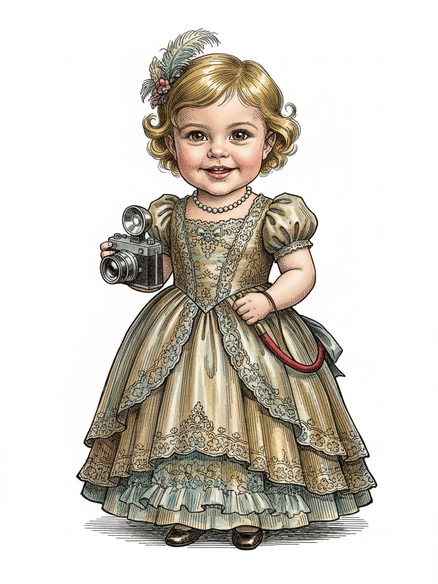 Julia the Starlet - Victorian Illustration