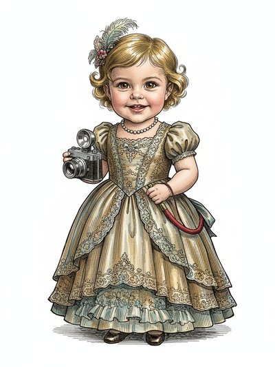 Julia's Hollywood Magic - Victorian Illustration