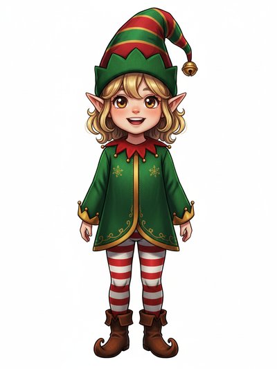 Julia's Christmas Elf Adventure 🎄 - Webtoon Anime