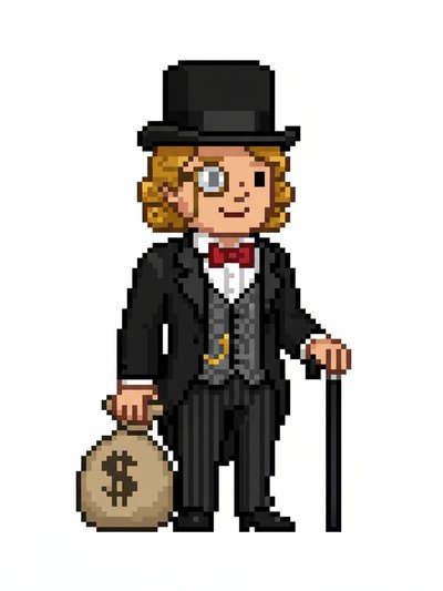 Our Little Millionaire Julia - Pixel Art