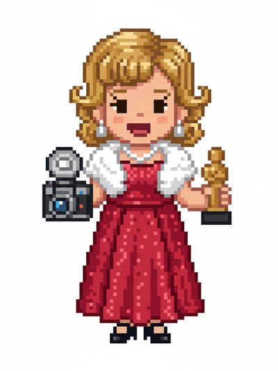 Julia's Hollywood Magic - Pixel Art