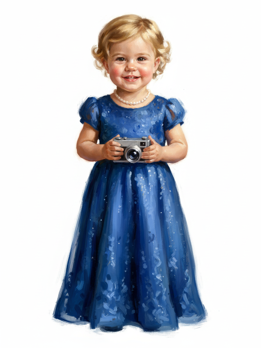 Julia the Starlet - Impressionist Painting